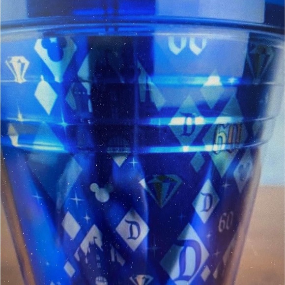 Starbucks Disney 60th anniversary diamond cold Tumblr 16 oz grande blue NEW - Picture 3 of 9